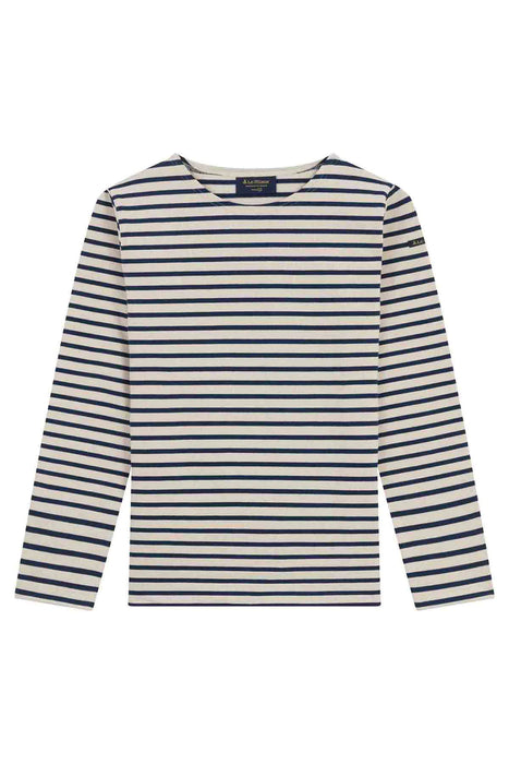 Le Minor Mariniere with Side Slits D43 Ecru/Navy