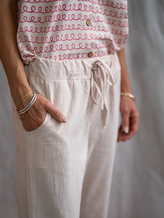 Drawstring Pants – Madder Pale Pink