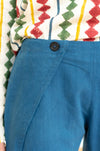 Fold Pants Indigo-Women-The ANJELMS Project