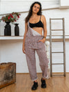 Work Overalls - Red Pinstripe-Women-The ANJELMS Project