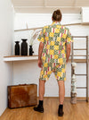 Men Shorts - Diamond Print Patchwork-Men-The ANJELMS Project
