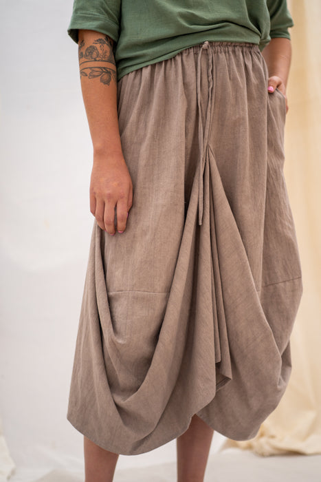 Nepalese Skirt - Stone