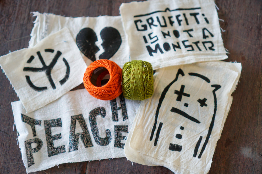Blockprint Embroidery Kit