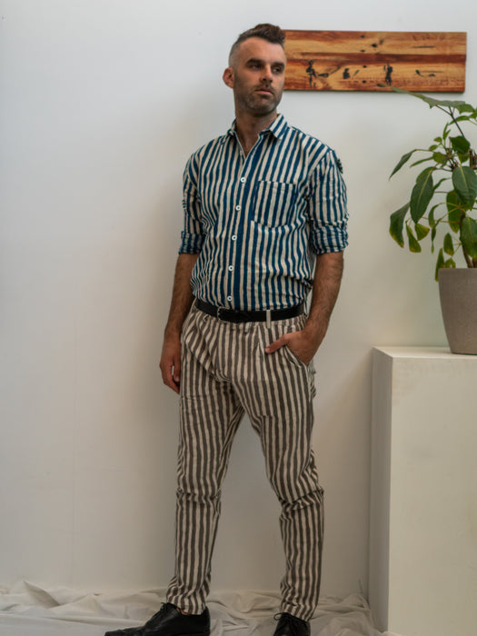 Tailored Pants - Kashish Stripe