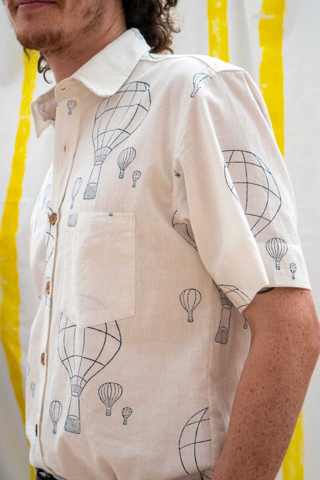 Unisex Short Sleeve Shirt - Balloon Print