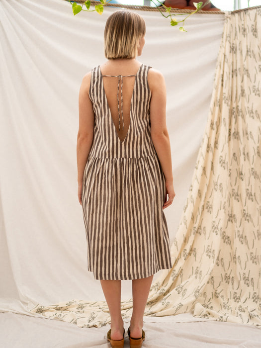 Drop Waist Dress - Kashish Stripe
